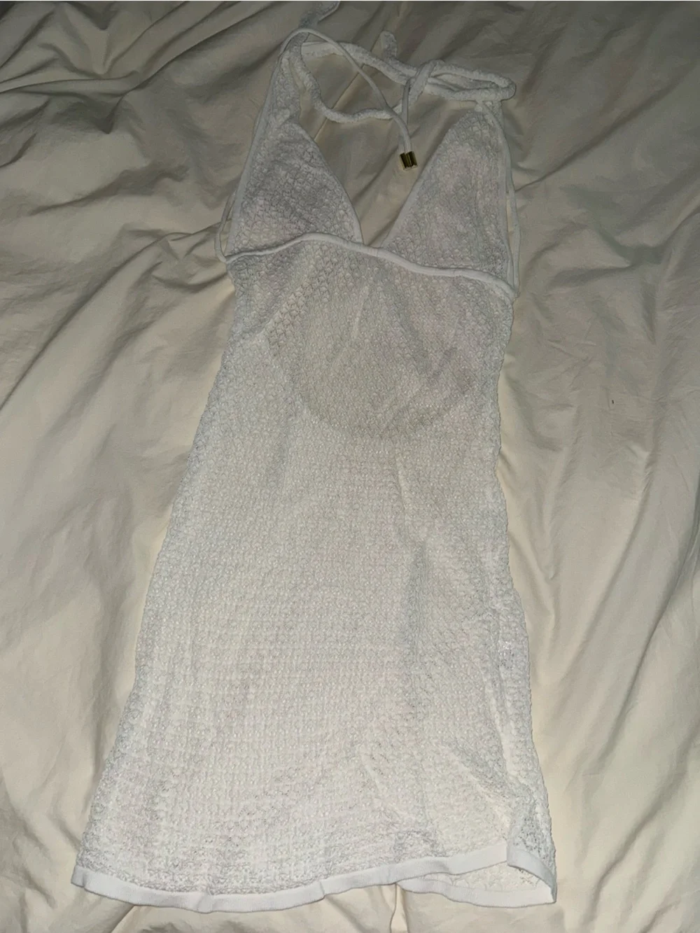Monday Swimwear: White Crochet Cover up